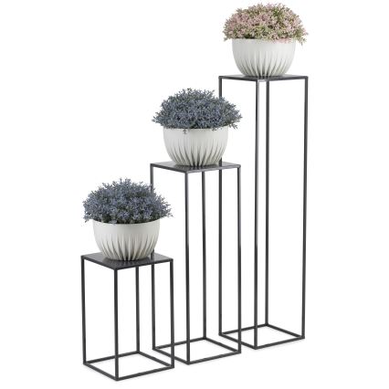 Kukkateline 40x24 cm antrasiitti