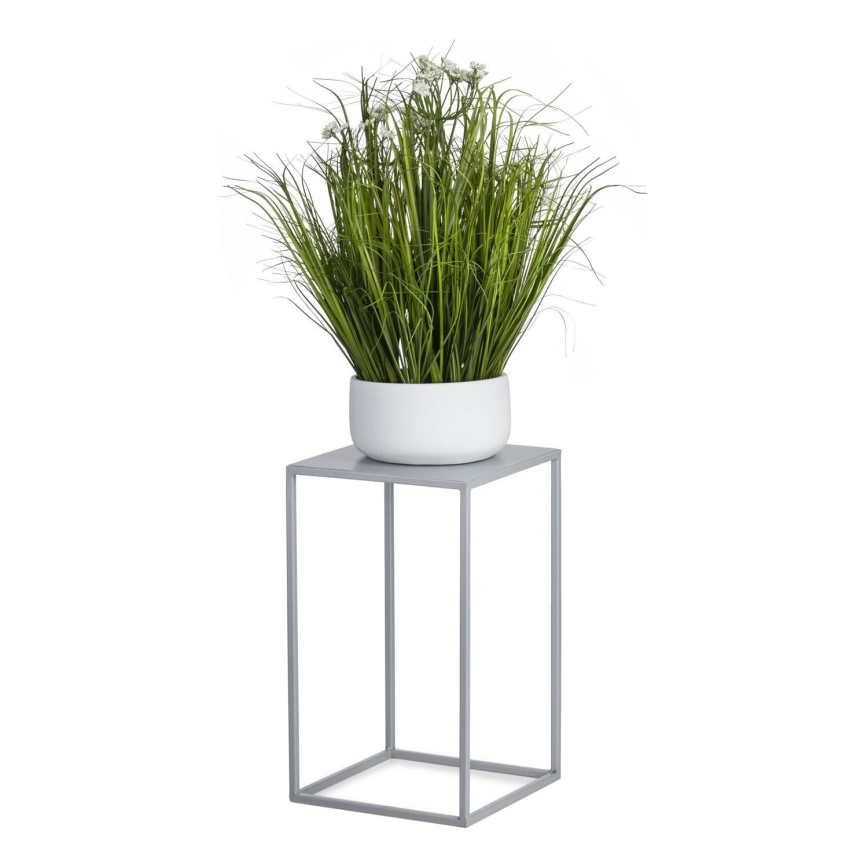 Kukkateline 40x24 cm harmaa