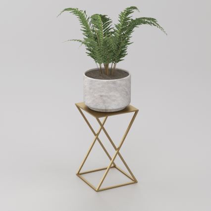 Kukkateline 40x24 cm kultainen