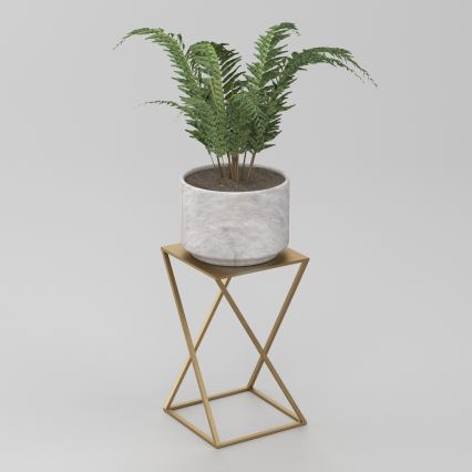 Kukkasteline 40x24 cm kulta