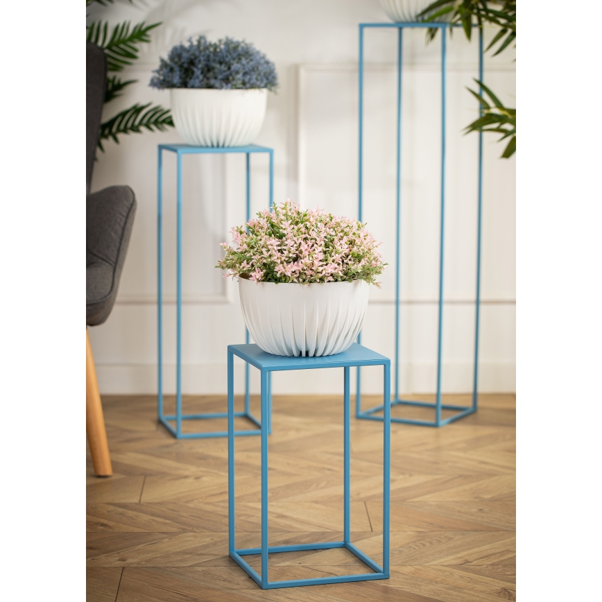 Kukkateline 40x24 cm sininen