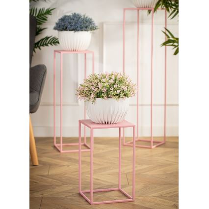 Kukkateline 40x24 cm vaaleanpunainen