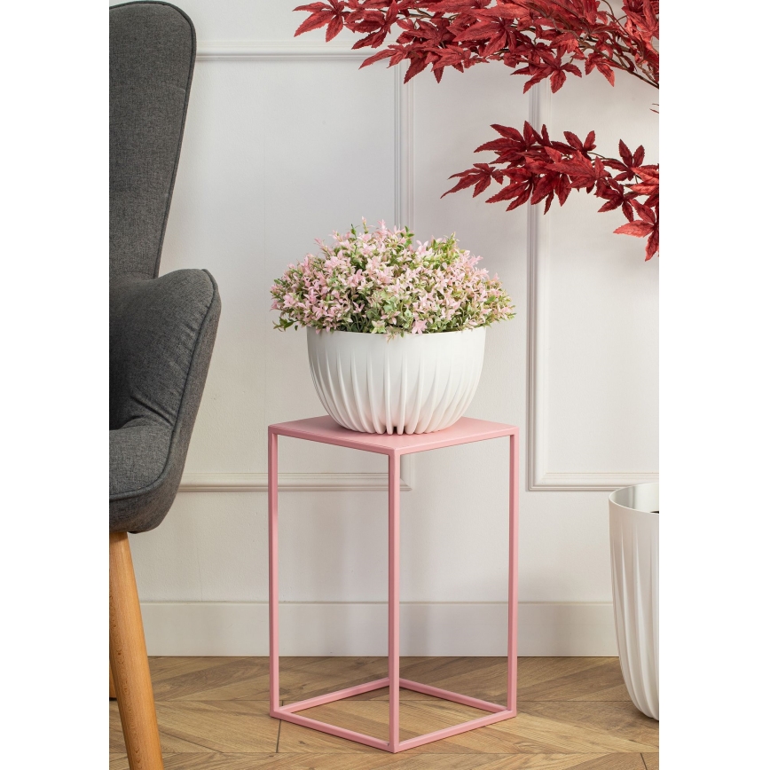 Kukkateline 40x24 cm vaaleanpunainen