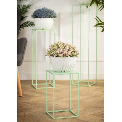 Kukkateline 40x24 cm vaaleanvihreä