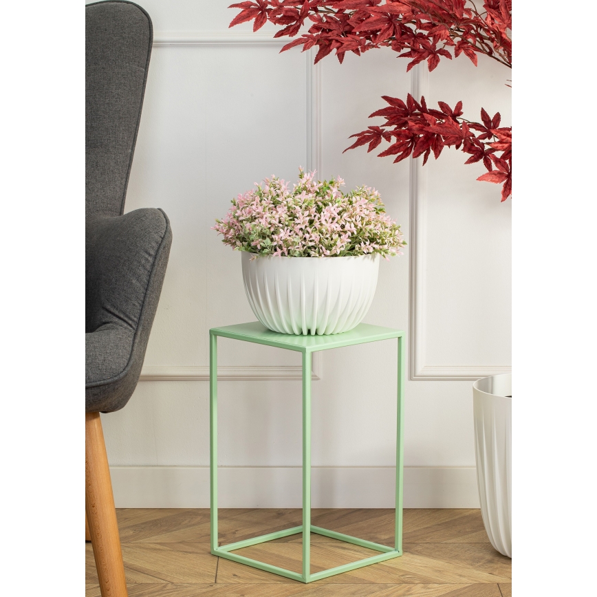 Kukkateline 40x24 cm vaaleanvihreä