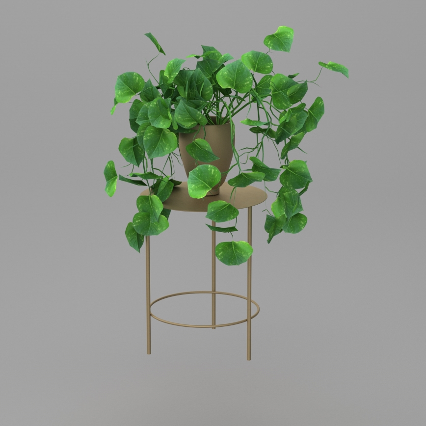 Kukkasteline 40x32 cm kulta