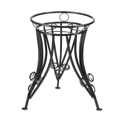 Kukkateline 47x43 cm musta