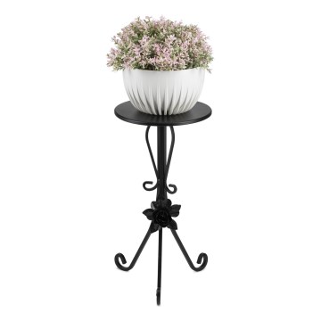 Kukkateline 55x33 cm musta