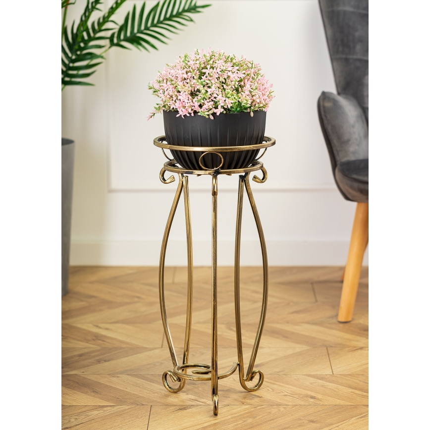 Kukkateline 62x28 cm kulta