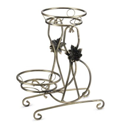 Kukkateline 64x54 cm kulta