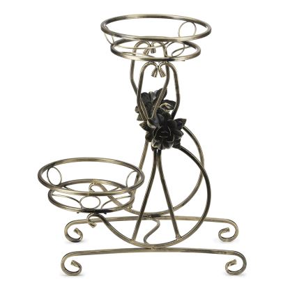 Kukkateline 64x54 cm kulta