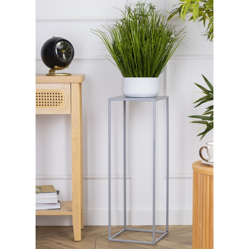 Kukkateline 70x24 cm harmaa