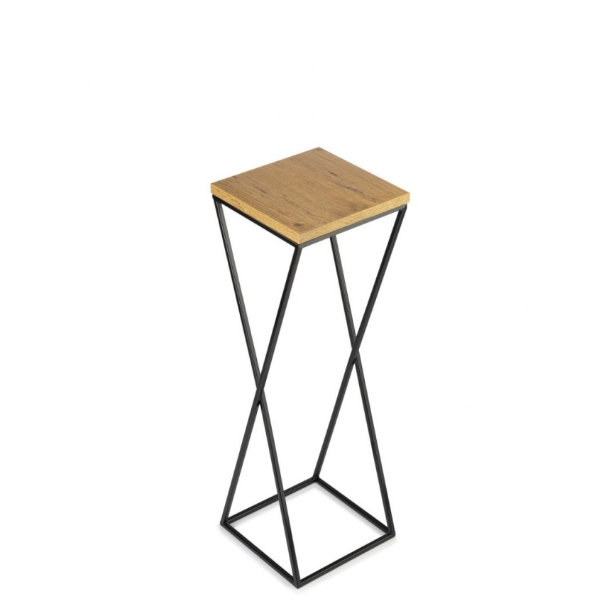 Kukkateline 70x24 cm musta/ruskea