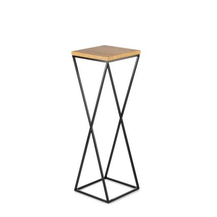 Kukkateline 70x24 cm musta/ruskea