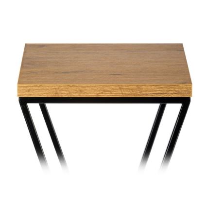 Kukkateline 70x24 cm musta/ruskea