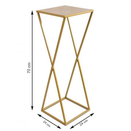 Kukkateline 70x24 kulta