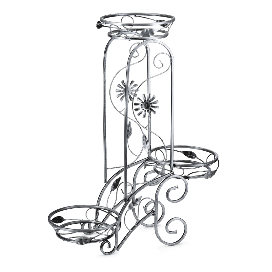 Kukkateline 88x65 cm hopea