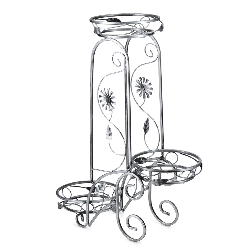 Kukkateline 88x65 cm hopea