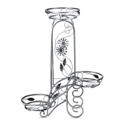 Kukkateline 88x65 cm hopea