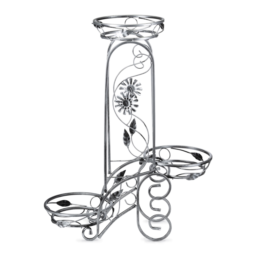 Kukkateline 88x65 cm hopea