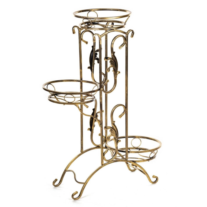 Kukkateline 90x65 cm kulta