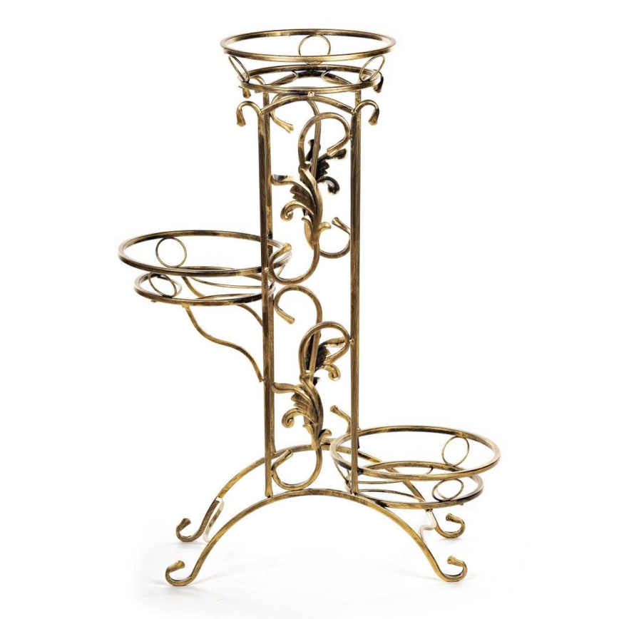 Kukkateline 90x65 cm kulta