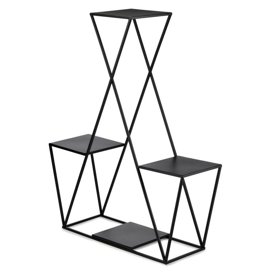 Kukkateline 95x78 cm musta