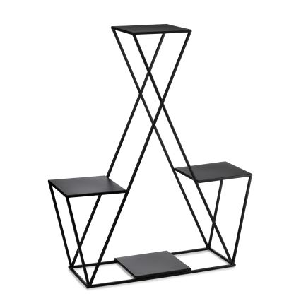 Kukkateline 95x78 cm musta