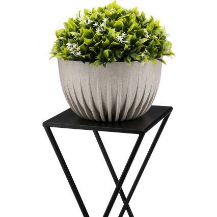 Kukkateline 95x78 cm musta