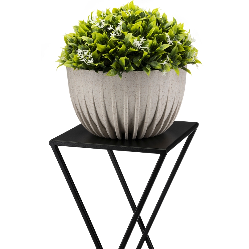 Kukkateline 95x78 cm musta