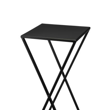 Kukkateline 95x78 cm musta