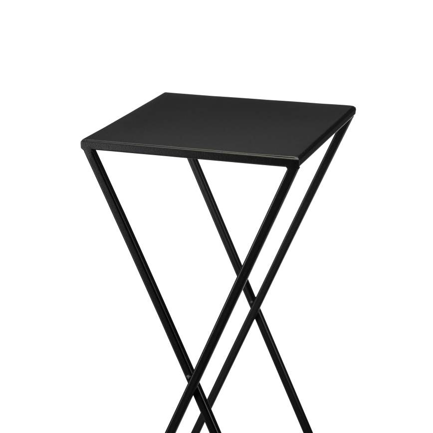 Kukkateline 95x78 cm musta