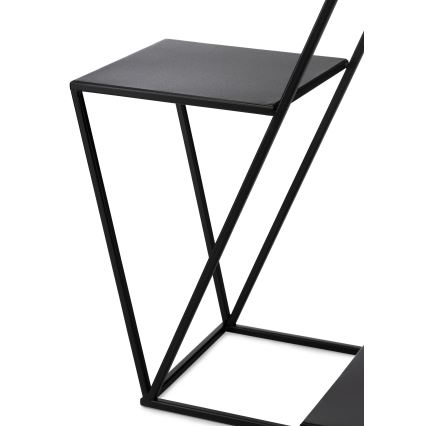 Kukkateline 95x78 cm musta