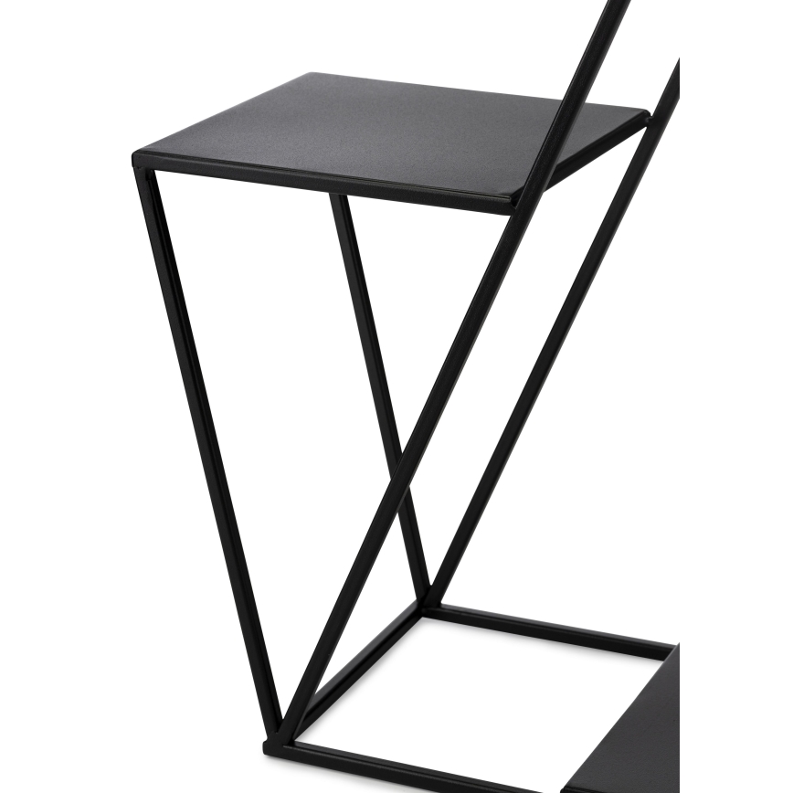 Kukkateline 95x78 cm musta