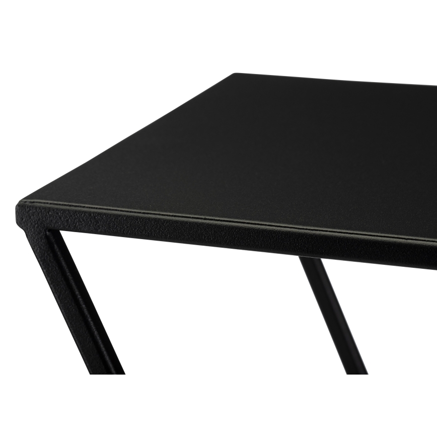 Kukkateline 95x78 cm musta