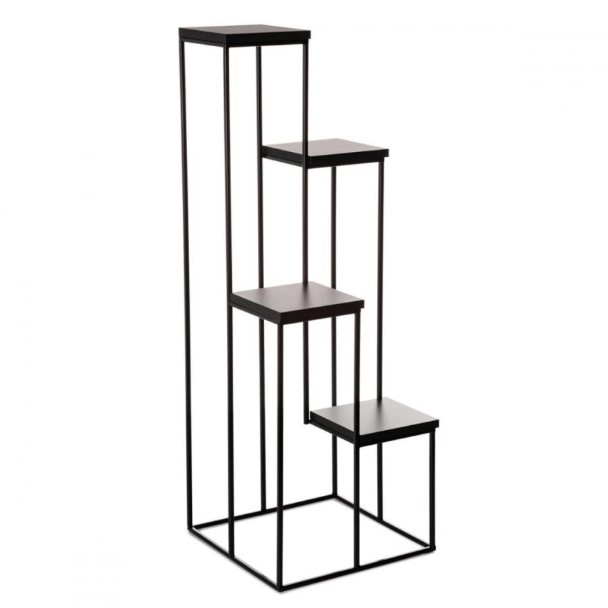 Kukkateline KASKADA 110x40 musta