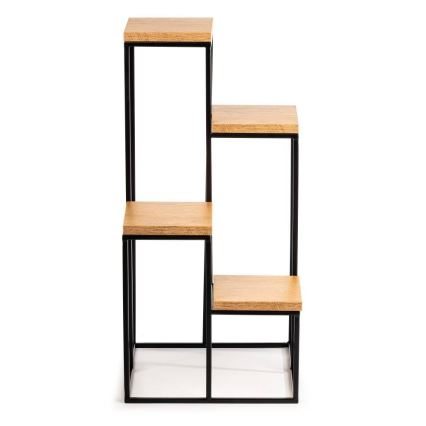 Kukkasteline KASKADA 70x34 musta/ruskea