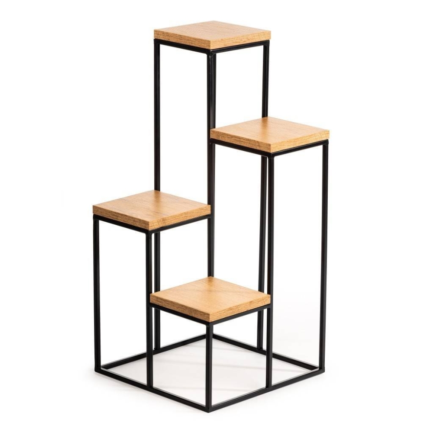 Kukkasteline KASKADA 70x34 musta/ruskea