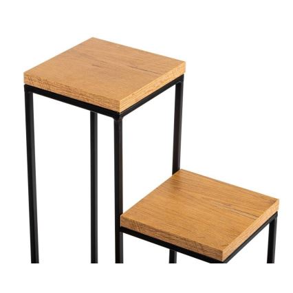 Kukkasteline KASKADA 70x34 musta/ruskea