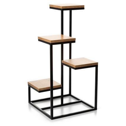 Kukkasteline KASKADA 79x40 musta/ruskea