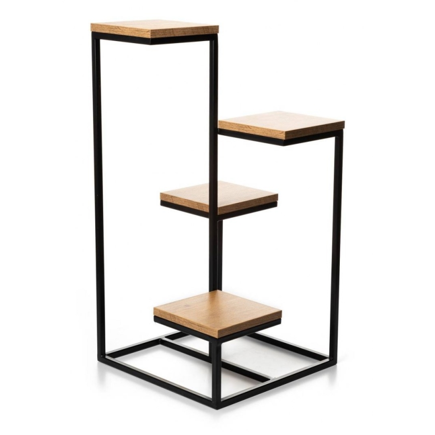 Kukkasteline KASKADA 79x40 musta/ruskea