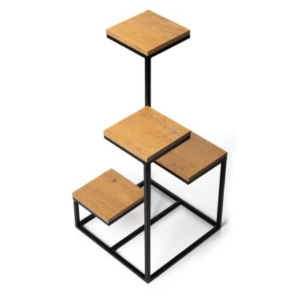 Kukkasteline KASKADA 79x40 musta/ruskea