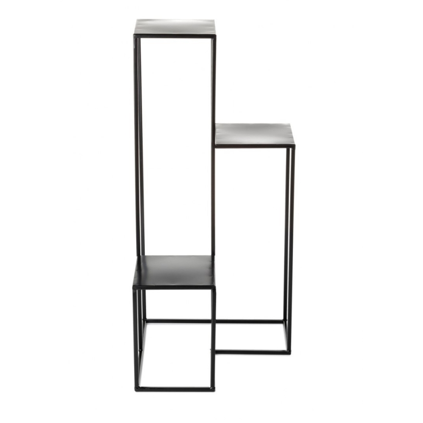 Kukkasteline KASKADA 85x40 cm musta