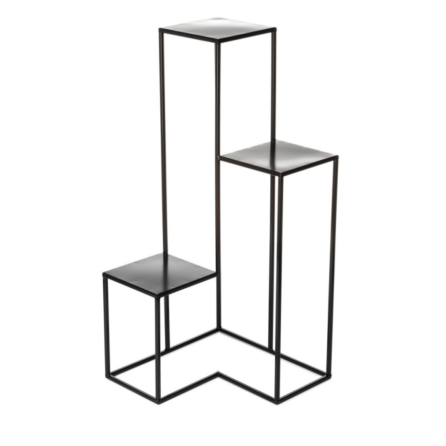 Kukkasteline KASKADA 85x40 cm musta