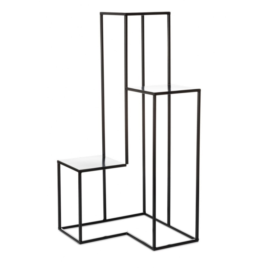 Kukkasteline KASKADA 85x40 cm musta