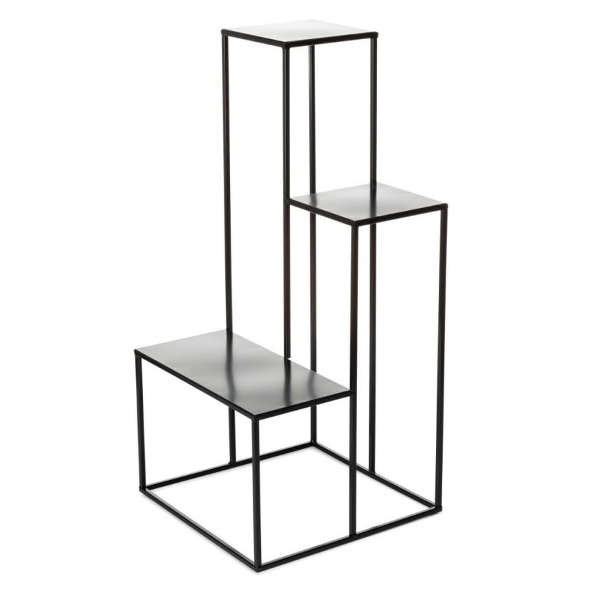 Kukkasteline KASKADA 85x40 cm musta