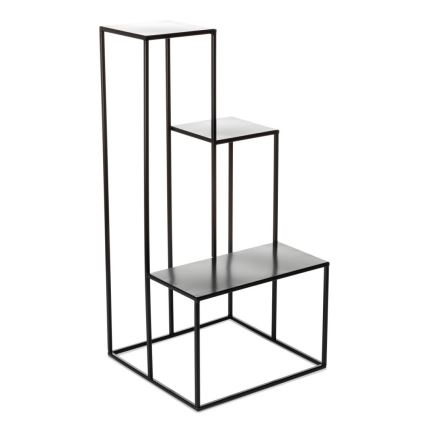 Kukkasteline KASKADA 85x40 cm musta