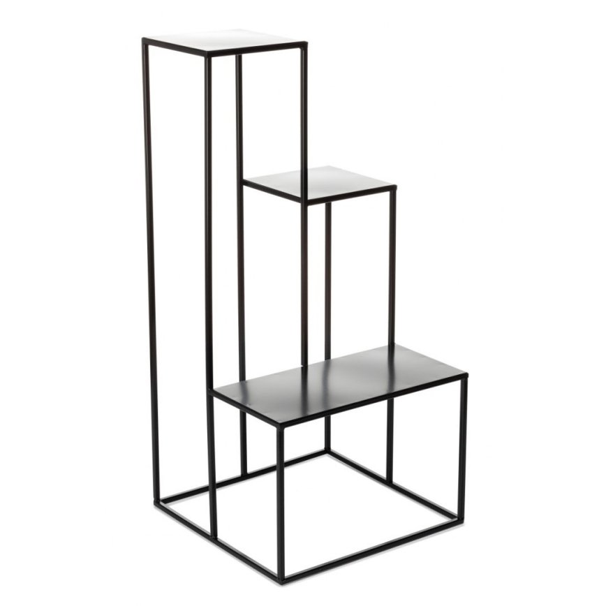 Kukkasteline KASKADA 85x40 cm musta