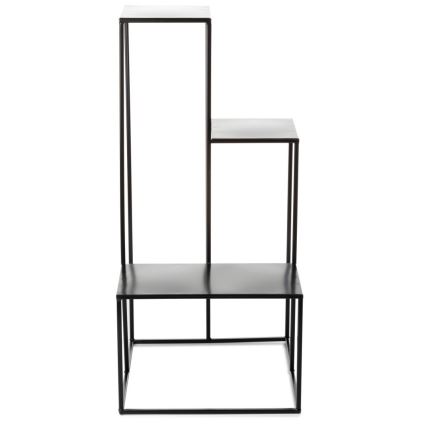 Kukkasteline KASKADA 85x40 cm musta