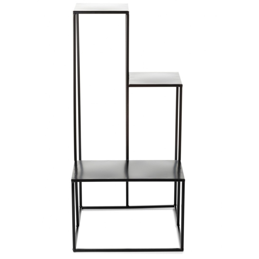 Kukkasteline KASKADA 85x40 cm musta